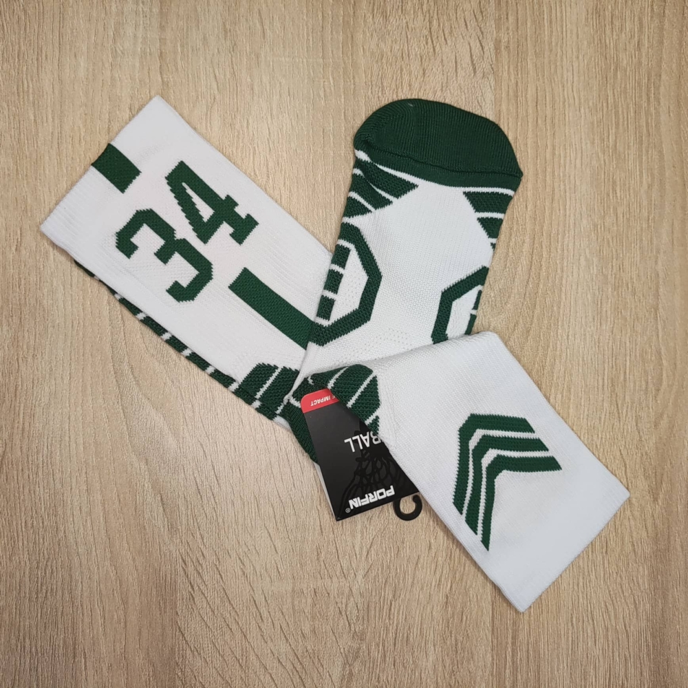 Kép 5/5 - Giannis ANTETOKOUNMPO fehér-zöld zokni