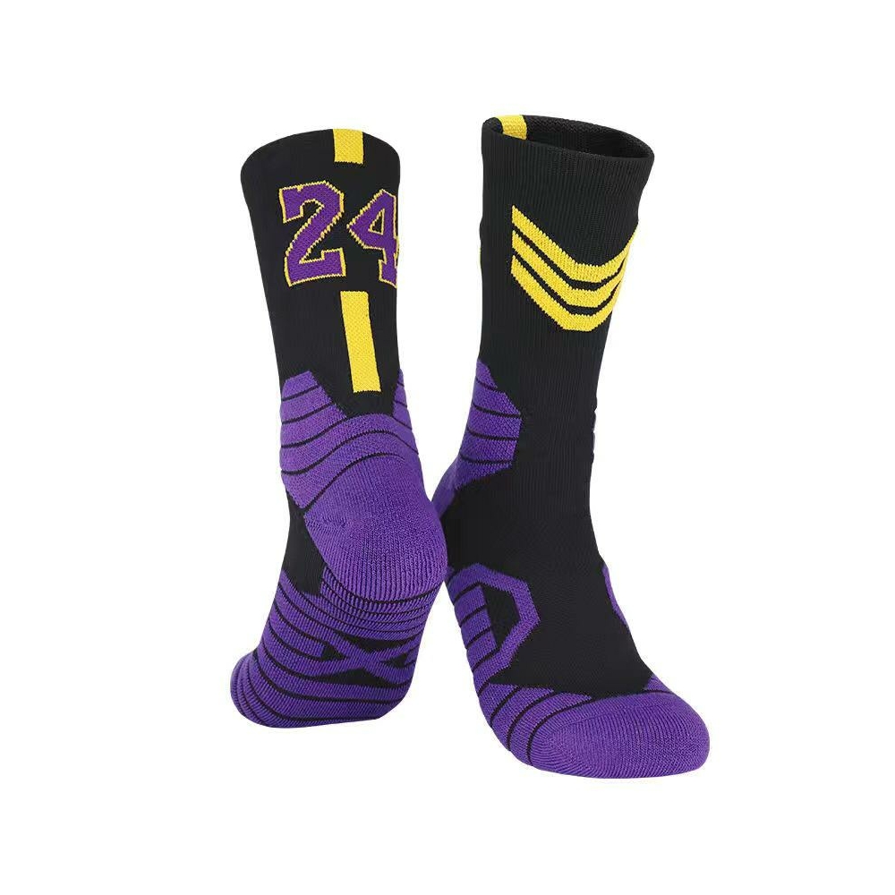 Kép 1/4 - Kobe BRYANT fekete #24 zokni