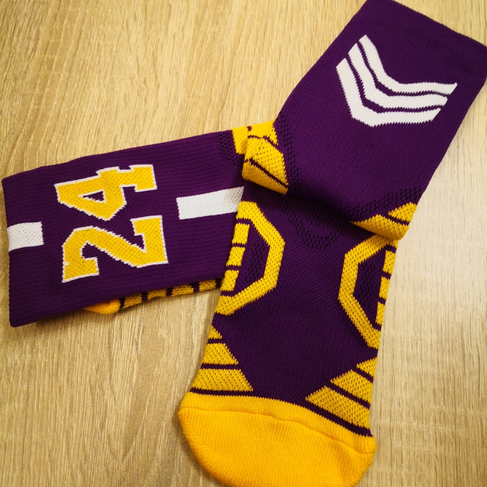 Kép 3/4 - Kobe BRYANT lila #24 zokni