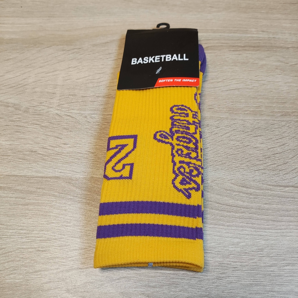 Kép 2/5 - Kobe BRYANT sárga #24 Los Angeles zokni