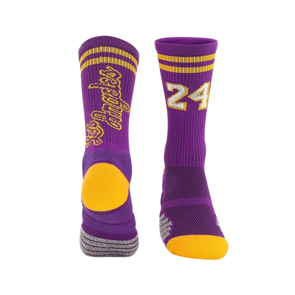 Kép 1/3 - Kobe BRYANT lila #24 Los Angeles zokni