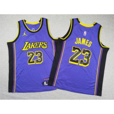 Lebron james lila Lakers mez (GYEREK)