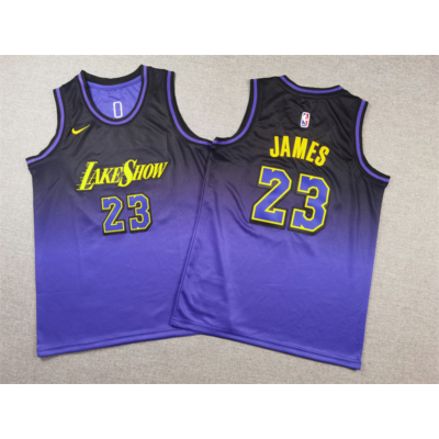 Lebron JAMES 2024 city edition Lakers mez (GYEREK)