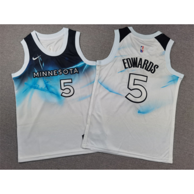 Anthony EDWARDS 2024 city edition Minnesota mez (GYEREK)