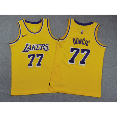 Luka DONCIC sárga Los Angeles Lakers mez (GYEREK)