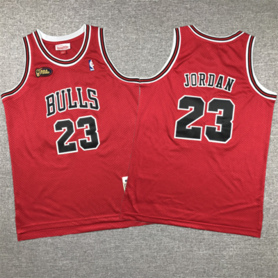 Michael JORDAN piros The Finals Bulls vintage mez (GYEREK)