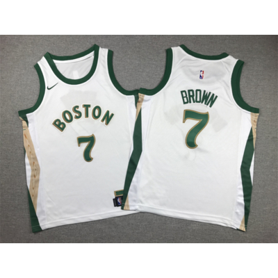 Jaylen BROWN 2023 City Edition Boston Celtics mez (GYEREK)