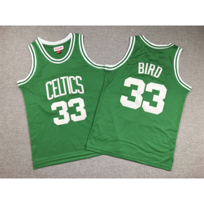 Larry BIRD zöld Boston Celtics mez (GYEREK)