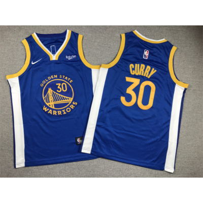 Stephen CURRY kék Golden State Warriors mez (GYEREK)(KÉSZLETEN)