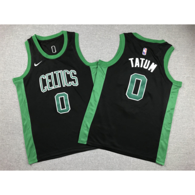 Jayson TATUM fekete Boston Celtics mez (GYEREK)