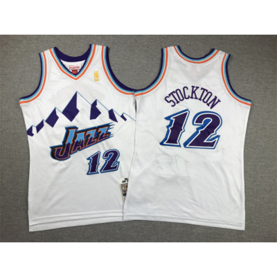 John STOCKTON fehér Utah Jazz mez (GYEREK)