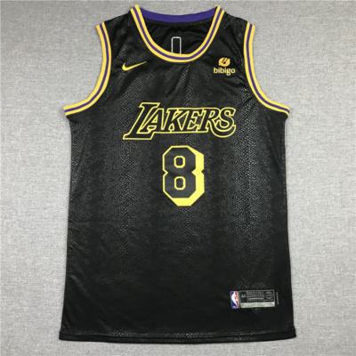 Kobe BRYANT 2017-18 City Edition Los Angeles Lakers mez #8 (KÉSZLETEN)