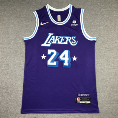 Kobe BRYANT 2021-22 City Edition Los Angeles Lakers mez #24