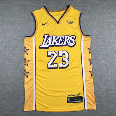 Lebron JAMES 2019-20 City Edition Los Angeles Lakers mez #23