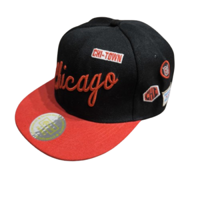 Chicago fekete Snapback 