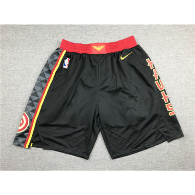Atlanta Hawks Icon Edition fekete kosaras rövidnadrág