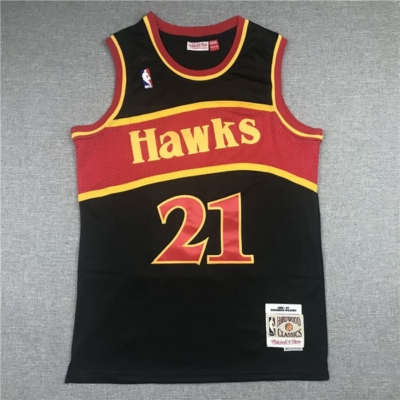 Dominique WILKINS Atlanta Hawks 1996-97 Classic fekete mez