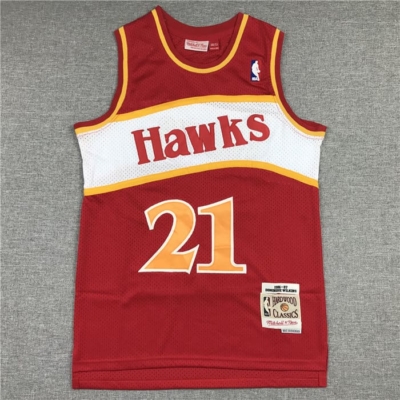 Dominique WILKINS Atlanta Hawks 1996-97 Classic piros mez
