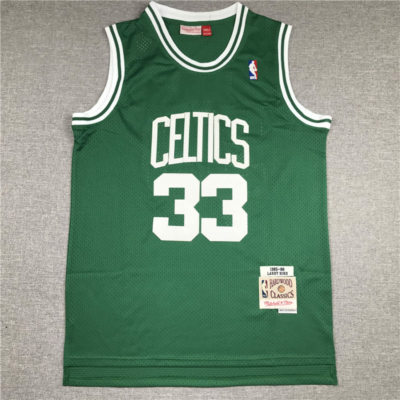 Larry BIRD Classic 1985-86 Boston Celtics zöld mez (KÉSZLETEN)