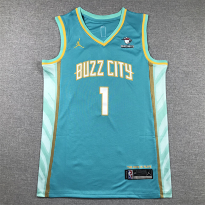 LaMelo Ball 2023 City Edition Hornets mez