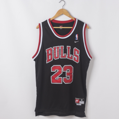 Michael JORDAN fekete Chicago Bulls vintage mez (KÉSZLETEN)