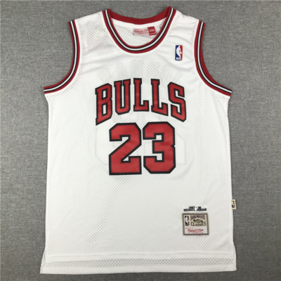 Michael JORDAN fehér Chicago Bulls vintage mez (KÉSZLETEN)