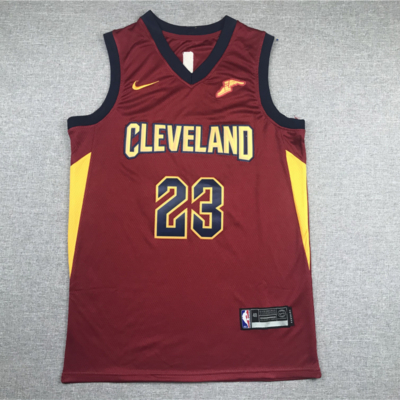 Lebron JAMES bordó Cleveland Cavaliers new era mez