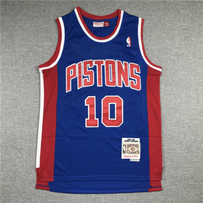 Dennis RODMAN kék Classic Swingman Detroit Pistons vintage mez