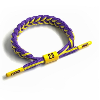Lebron JAMES Lakers fonott karkötő