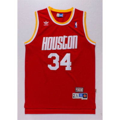 Hakeem OLAJUWON piros Classic Swingman Houston Rockets mez