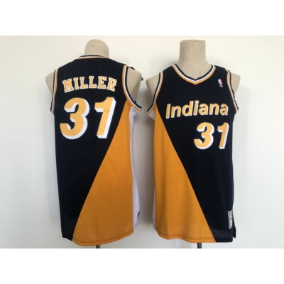 Reggie MILLER kék-sárga Classic Indiana Pacers M&N mez