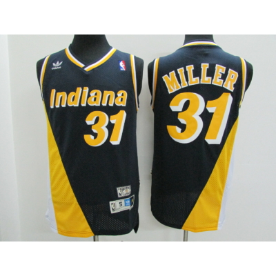 Reggie MILLER kék-sárga Classic Indiana Pacers mez