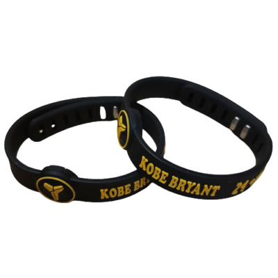 Kobe BRYANT összekapcsolható szilikon karkötő (állítható méret)