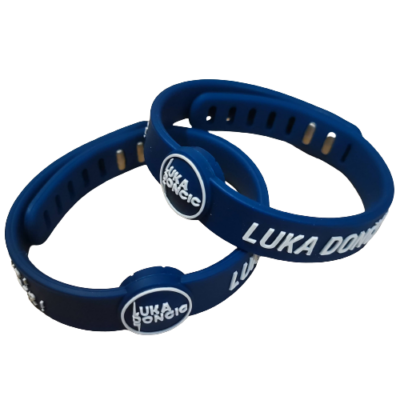 Luka DONCIC összekapcsolható szilikon karkötő (állítható méret)