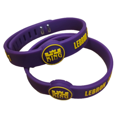 Lebron JAMES összekapcsolható szilikon karkötő (állítható méret)