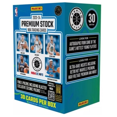 2023-24 Panini NBA Hoops Premium Stock Basketball Blaster Box (6 csomag)