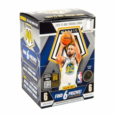 2024-25 Panini MOSAIC Basketball Blaster Box kosaras kártya (6 csomag)