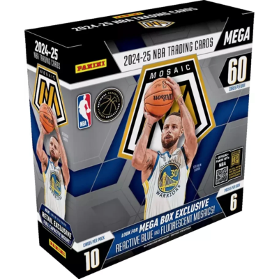 2024-25 Panini MOSAIC Basketball MEGA Box kosaras kártya (10 csomag)
