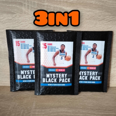 2024 Kosarascuccok Mystery Black Pack kosaras kártya (3 csomag) 