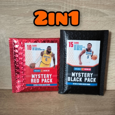 2024 Kosarascuccok Mystery Black Pack + Red Pack kosaras kártya (1+1 csomag) 