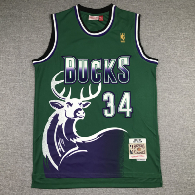 Ray ALLEN Classic zöld Milwaukee Bucks mez