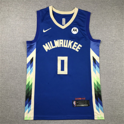 Damian LILLARD 2022-23 City Edition Milwaukee Bucks mez