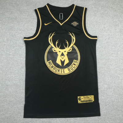 Giannis ANTETOKOUNMPO feketet Gold Edition I Milwaukee Bucks mez