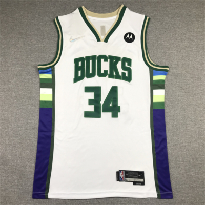 Giannis ANTETOKOUNMPO 2021-22 City Edition Milwaukee Bucks mez