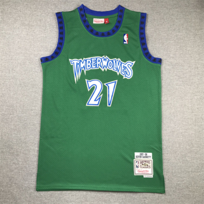 Kevin GARNETT Classic zöld Minnesota Timberwolves mez