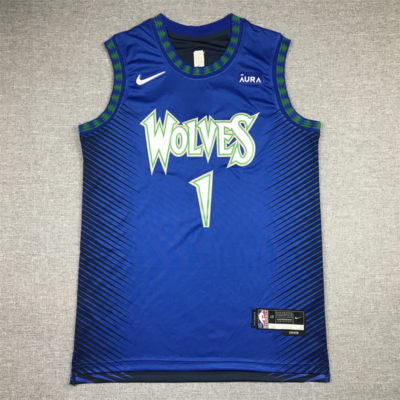 Anthony EDWARDS 2021-22 City Edition Minnesota Timberwolves mez
