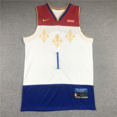 Zion WILLIAMSON 2020-21 City Edition New Orleand Pelicans mez