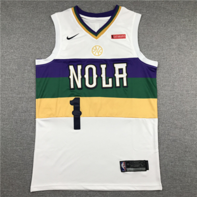 Zion WILLIAMSON 2019-20 City Edition New Orleand Pelicans mez
