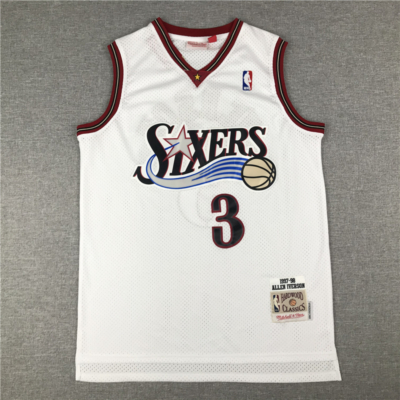 Allen IVERSON 1997-98 Classic fehér Philadelphia 76ers mez (KÉSZLETEN)