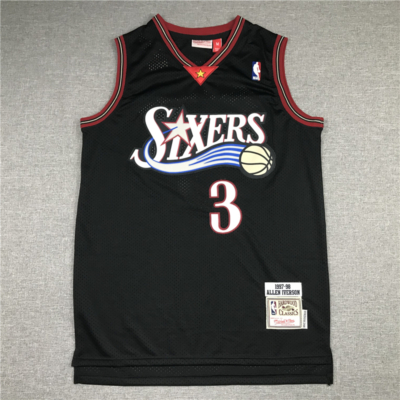 Allen IVERSON 1997-98 Classic fekete Philadelphia 76ers mez